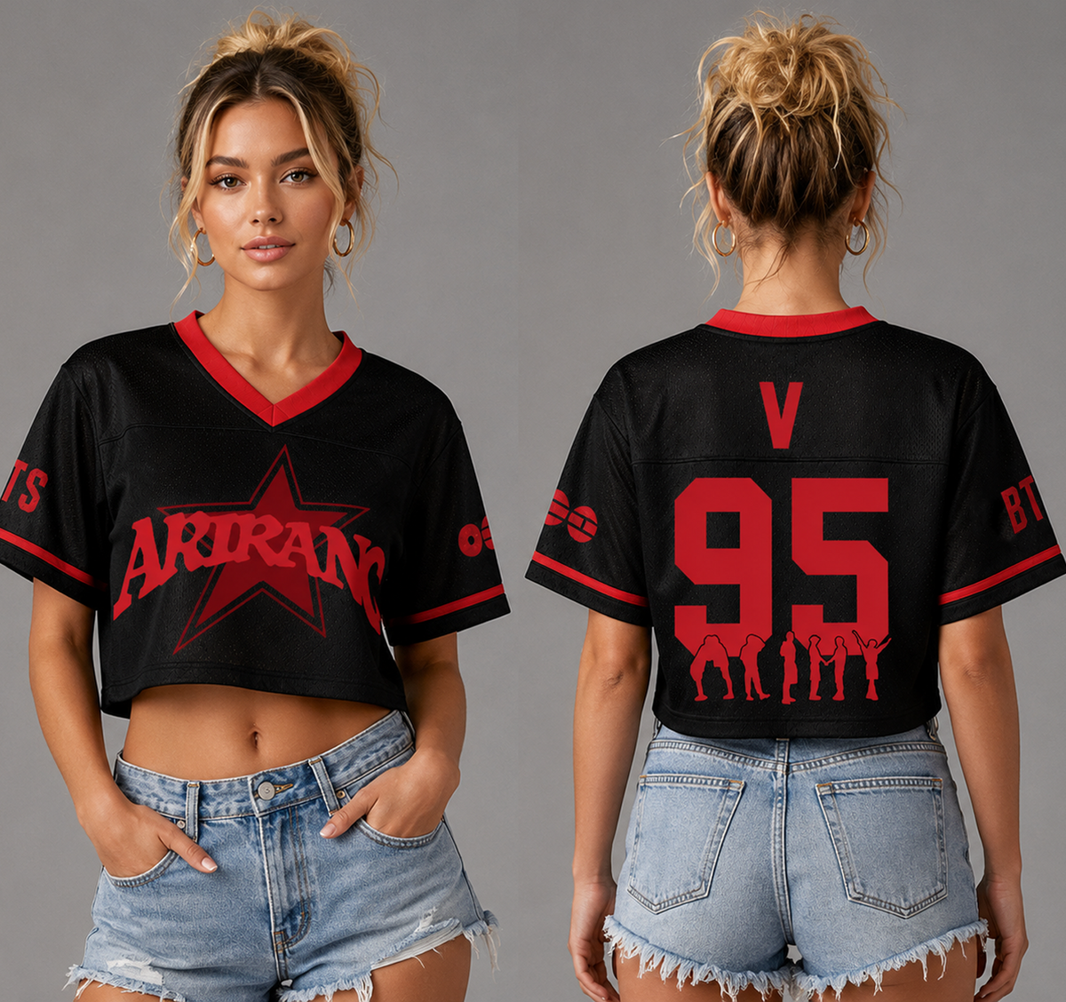 Bangtan Boys Arirang World Tour BTS Mixed Mesh Jersey Gift For Army