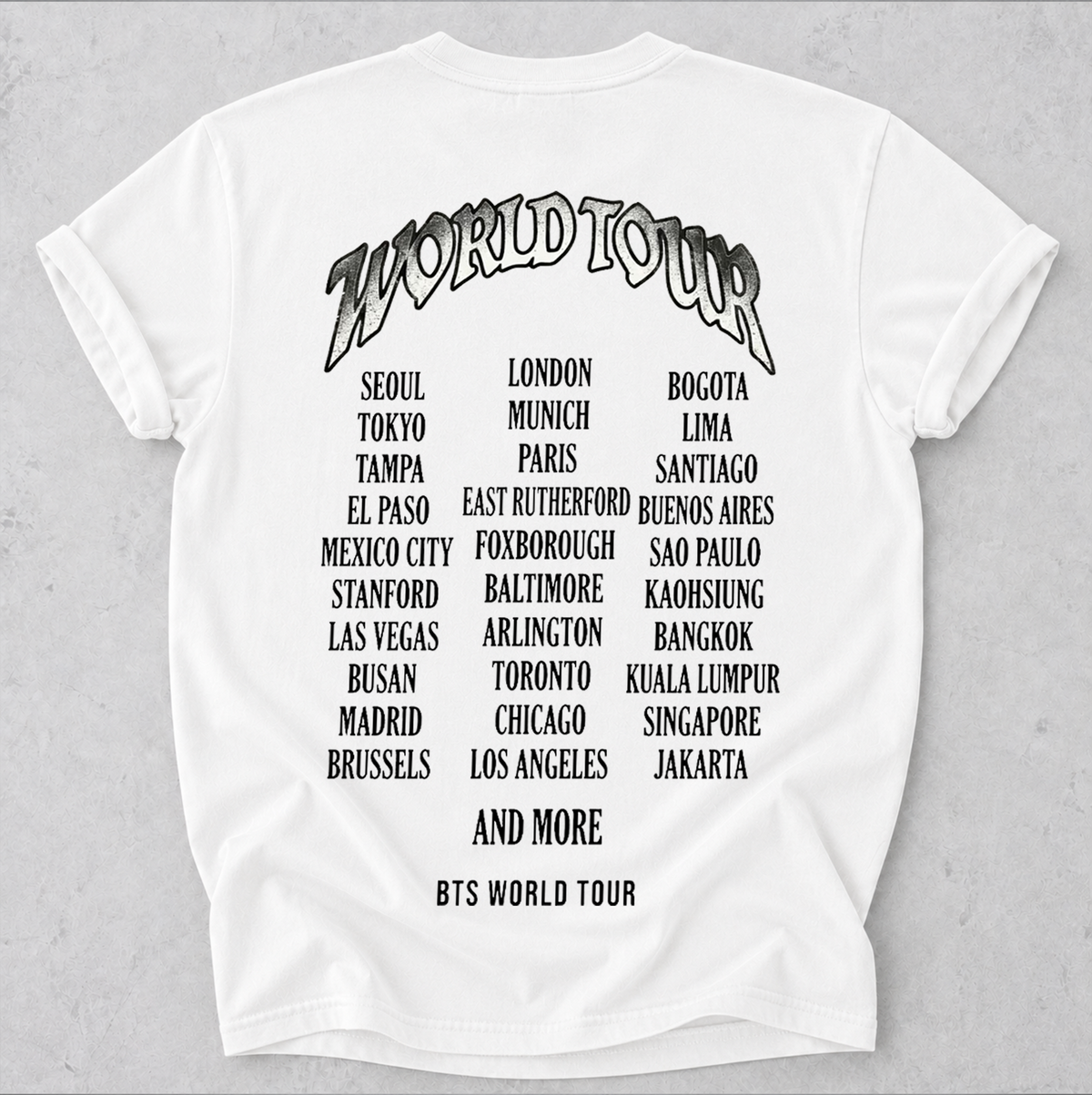 Oversized Bts Arirang 2026 World Tour Kpop Bts Concert