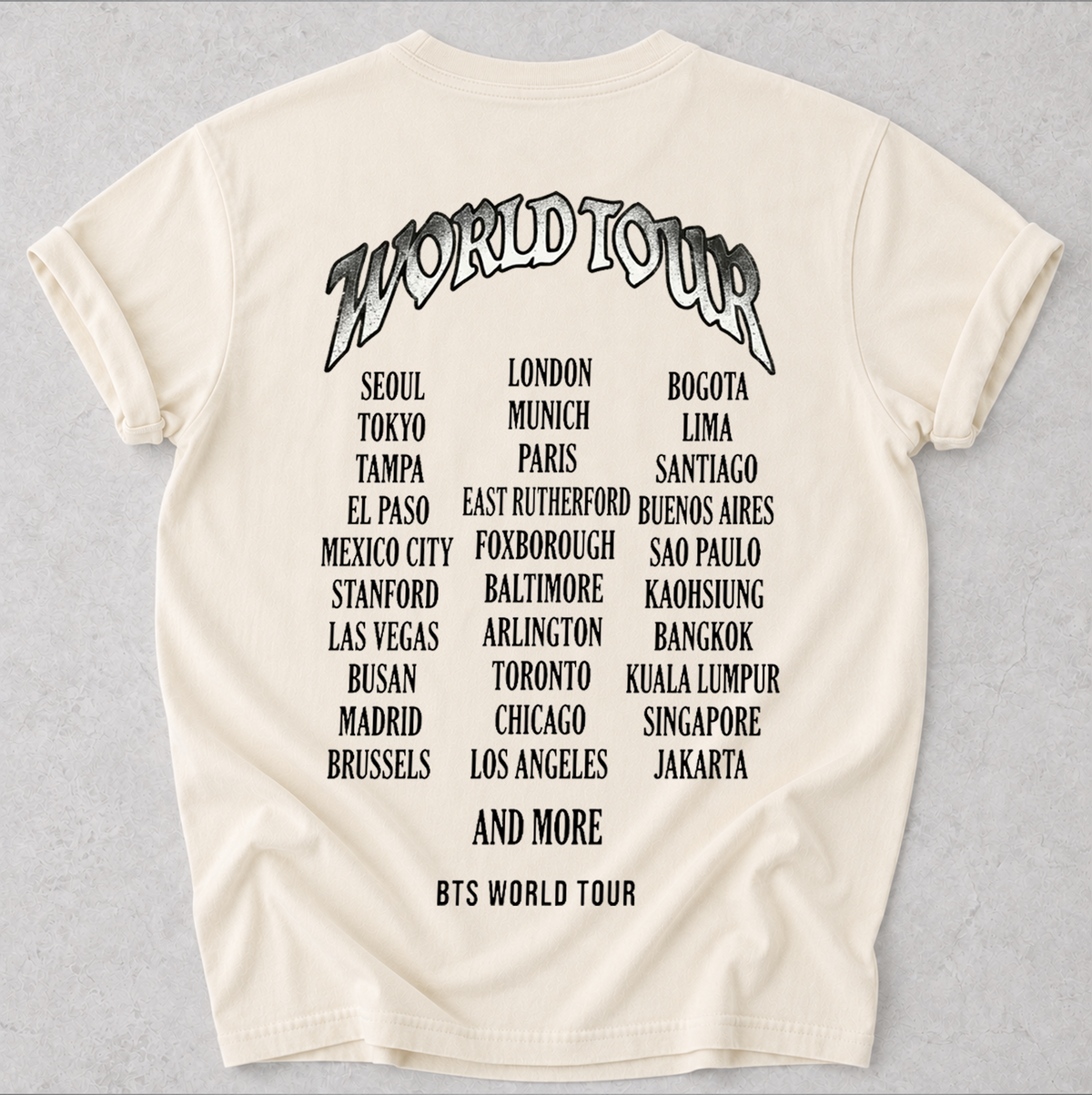 Oversized Bts Arirang 2026 World Tour Kpop Bts Concert