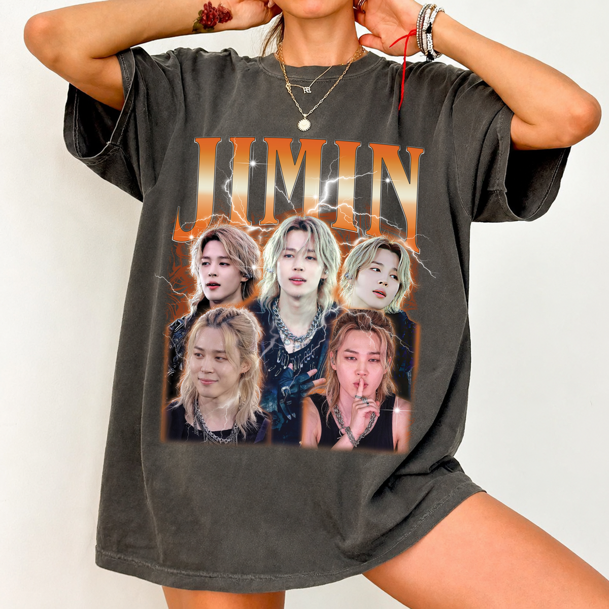 JIMIN Vintage Bootleg T Shirt Unisex