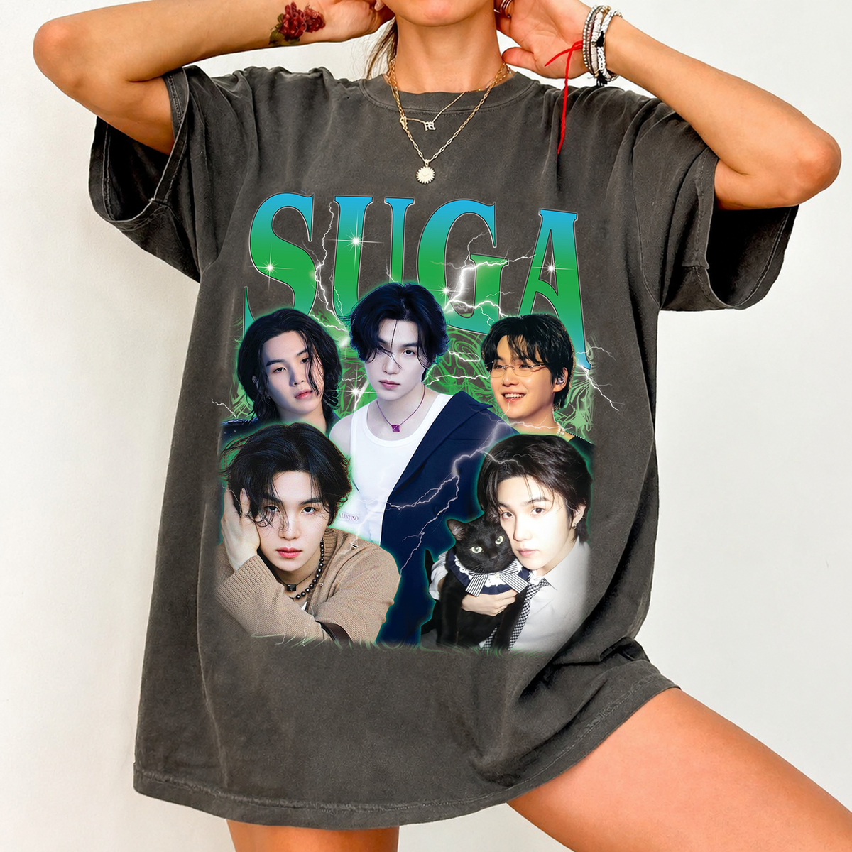Bts Bangtan Yoongi Suga August D 90s Vintage Bootleg Shirt Gift For ARMY
