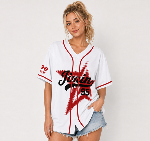 Bangtan Arirang World Tour Baseball Jersey Mixed Mesh Jersey Gift For Army