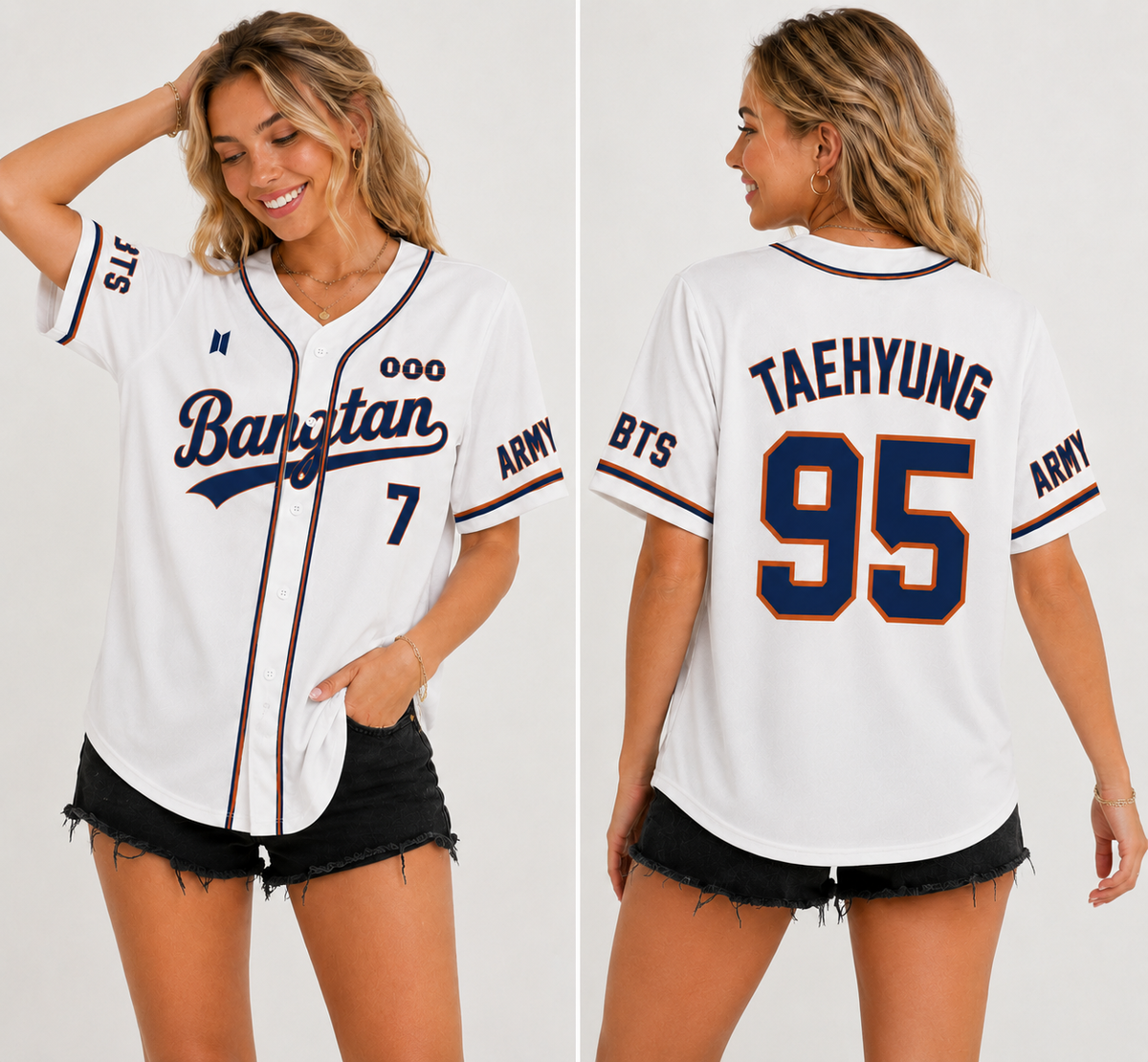 BTS Bangtan Baseball Jersey Gift For Army