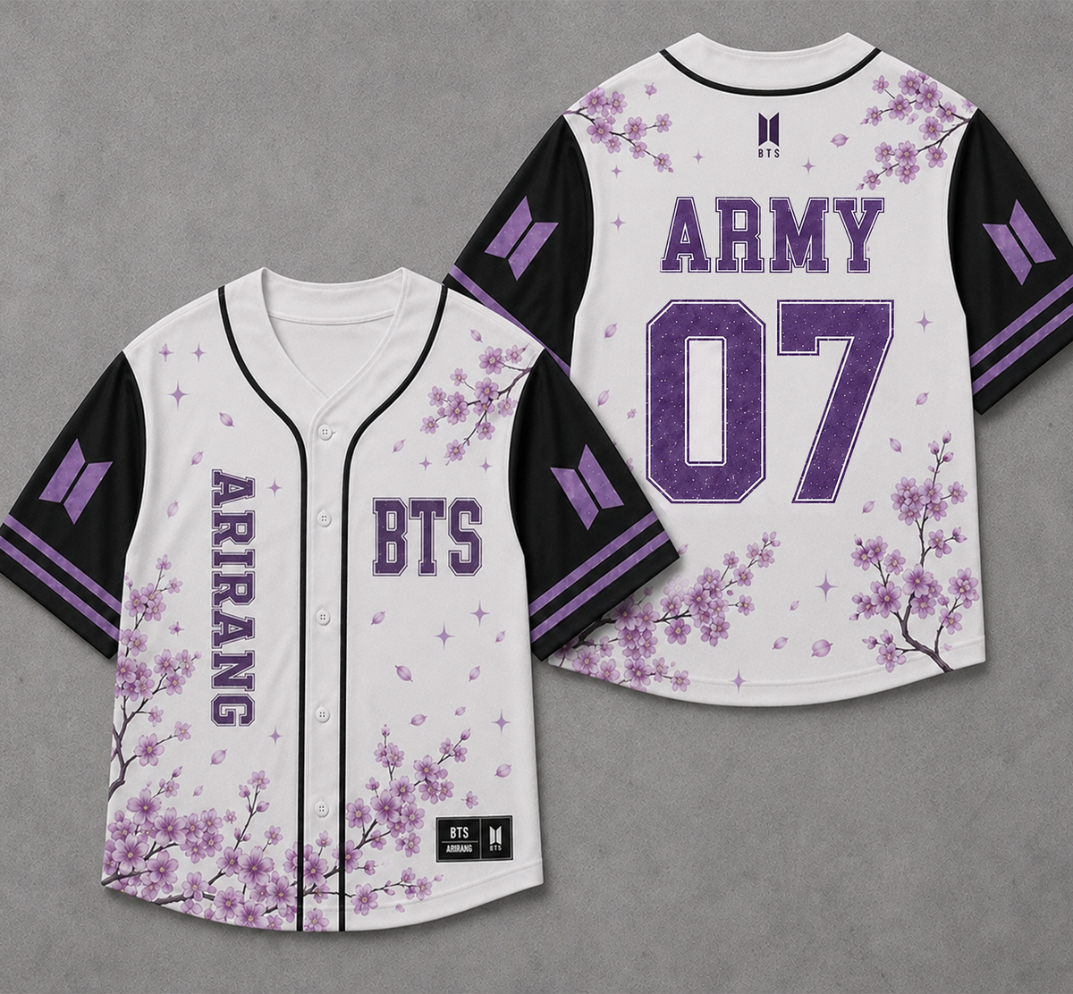 Arirang World Tour 2026 BTS Baseball Jersey Gift For Army