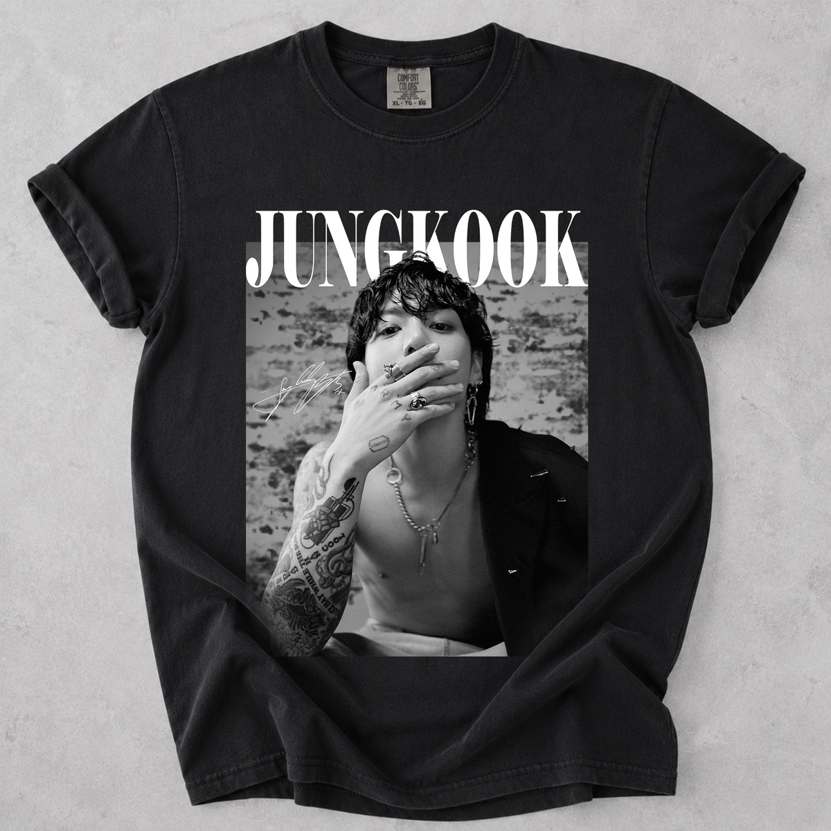 Jungkook BTS Graphic Tee Unisex Oversized Tops