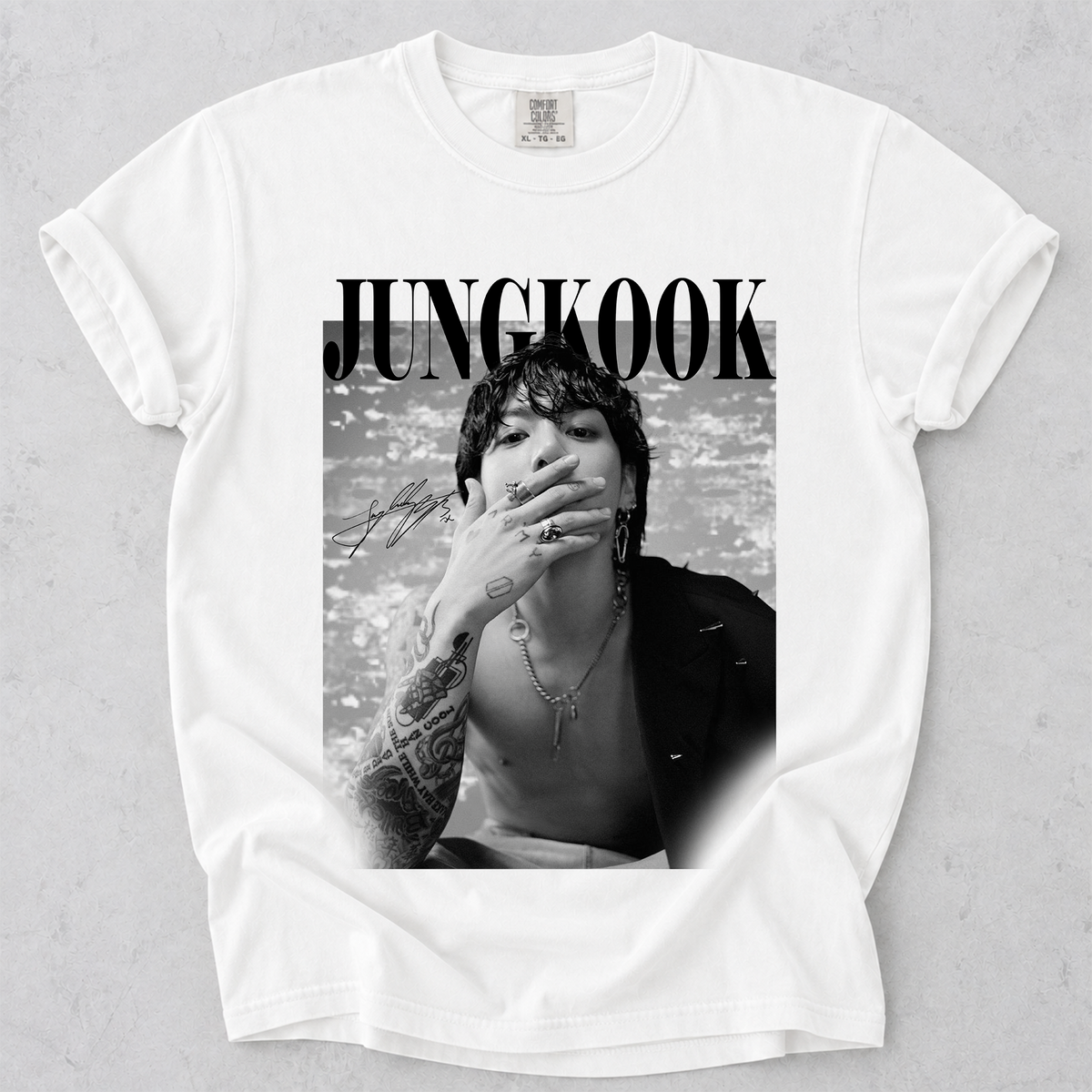 Jungkook BTS Graphic Tee Unisex Oversized Tops