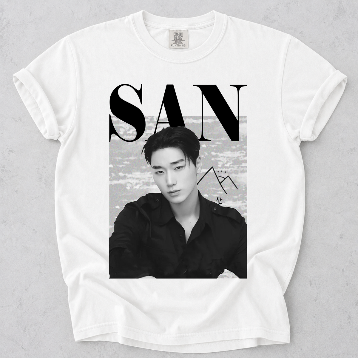 SAN Kpop Fan Shirt Vintage Portrait Comfort Colors Tee