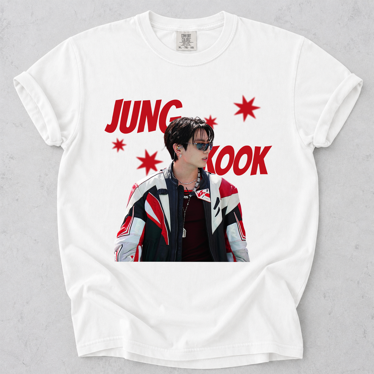 Vintage Jungkook Graffiti Comfort Colors T-Shirt
