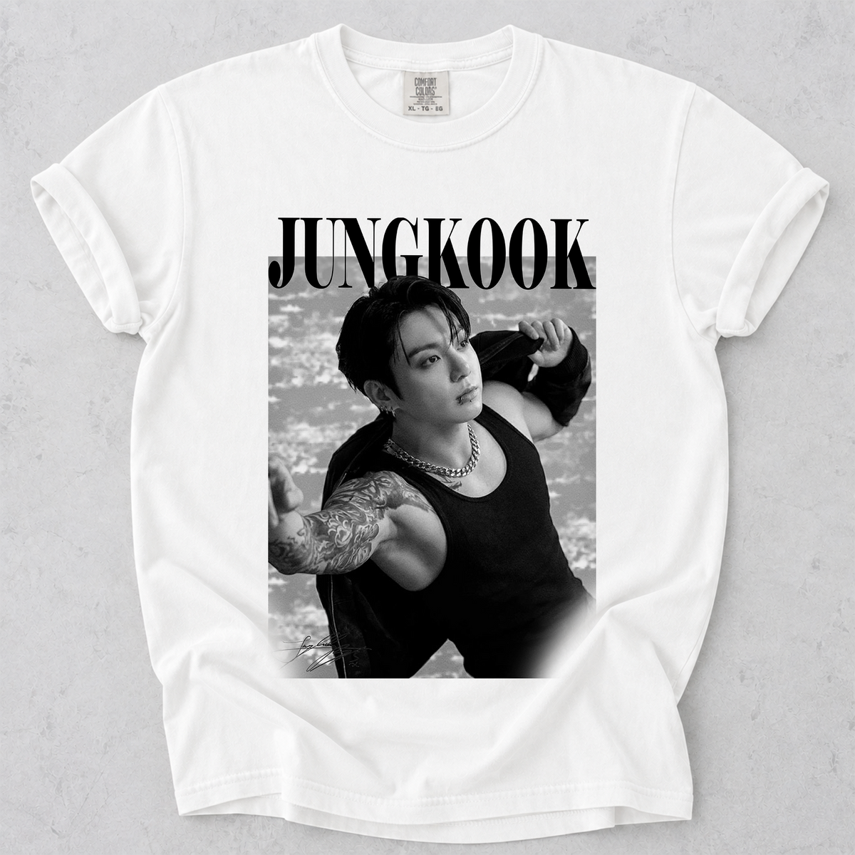 Vintage Jungkook Graphic Printed T-Shirt Gift For ARMY