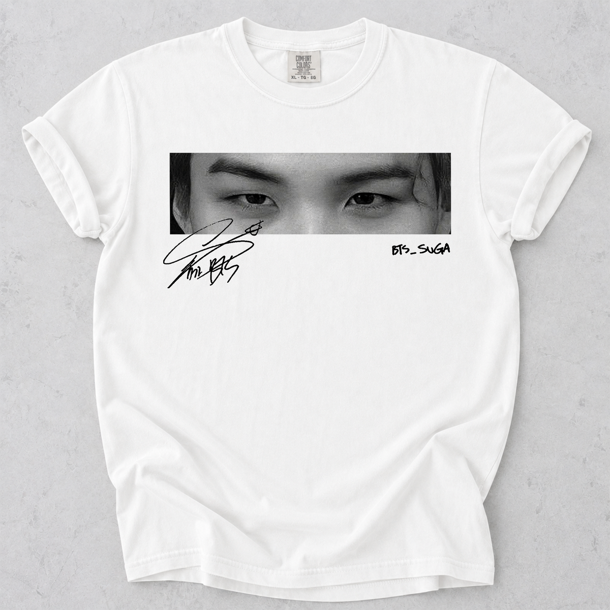 Suga Eyes BTS World Tour Graphic T-Shirt