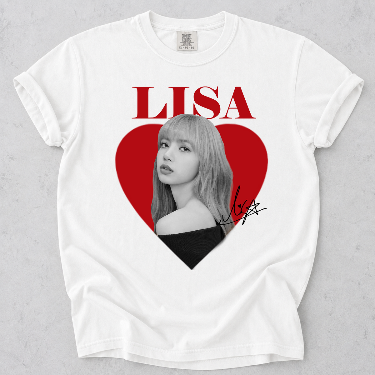 Lisa Blackpink Fan Tee Vintage Portrait Comfort Colors Shirt
