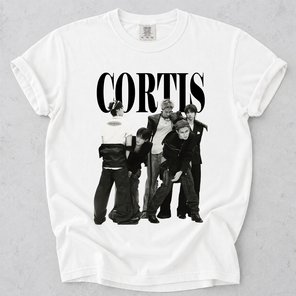CORTIS Kpop Group T Shirt Retro Photo Fan Tee