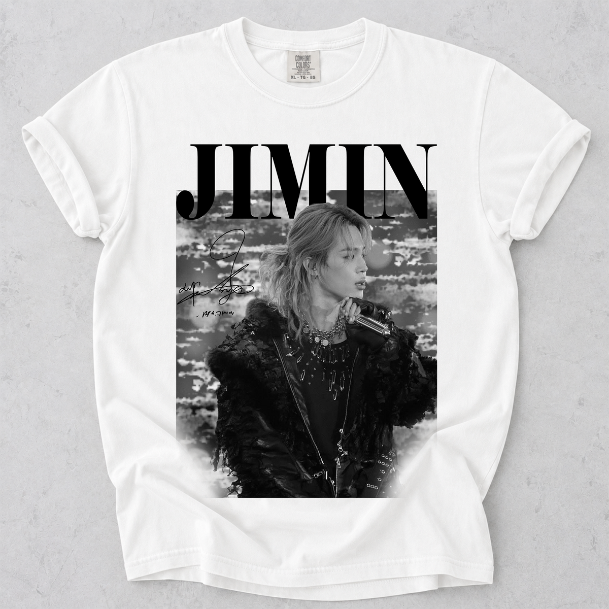 Comfort Colors Jimin Retro Graphic Tee