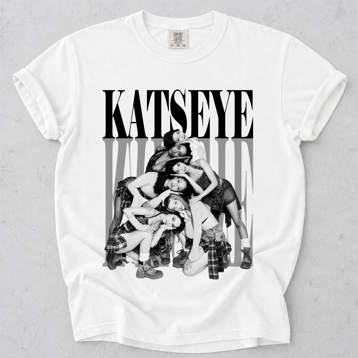 KATSEYE Vintage Photo Tee Kpop Comfort Colors Shirt