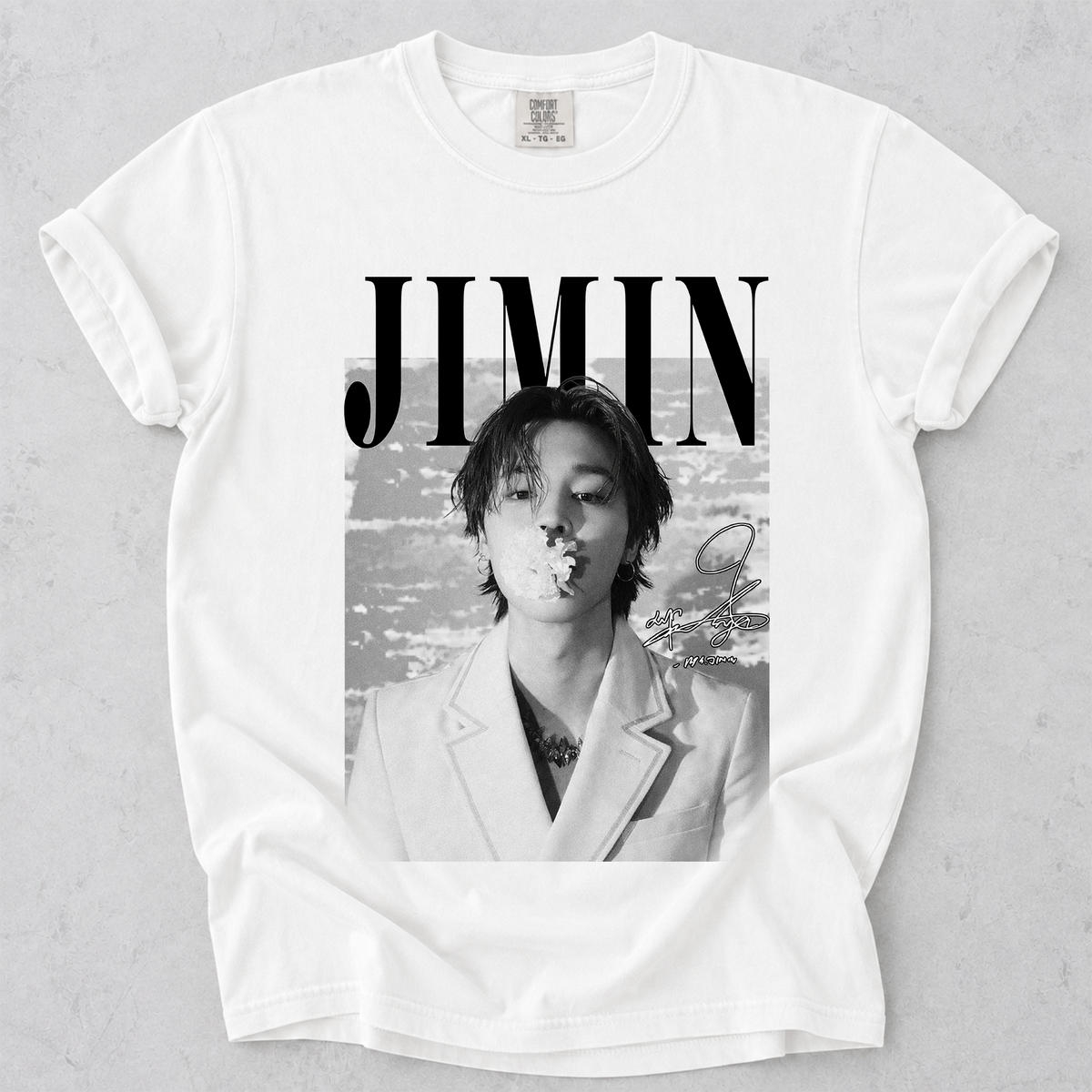 Comfort Colors Vintage Jimin Retro 90s K-Pop Shirt