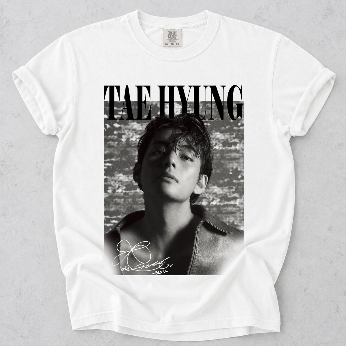Comfort Colors V Taehyung BTS Vintage Graphic Tee