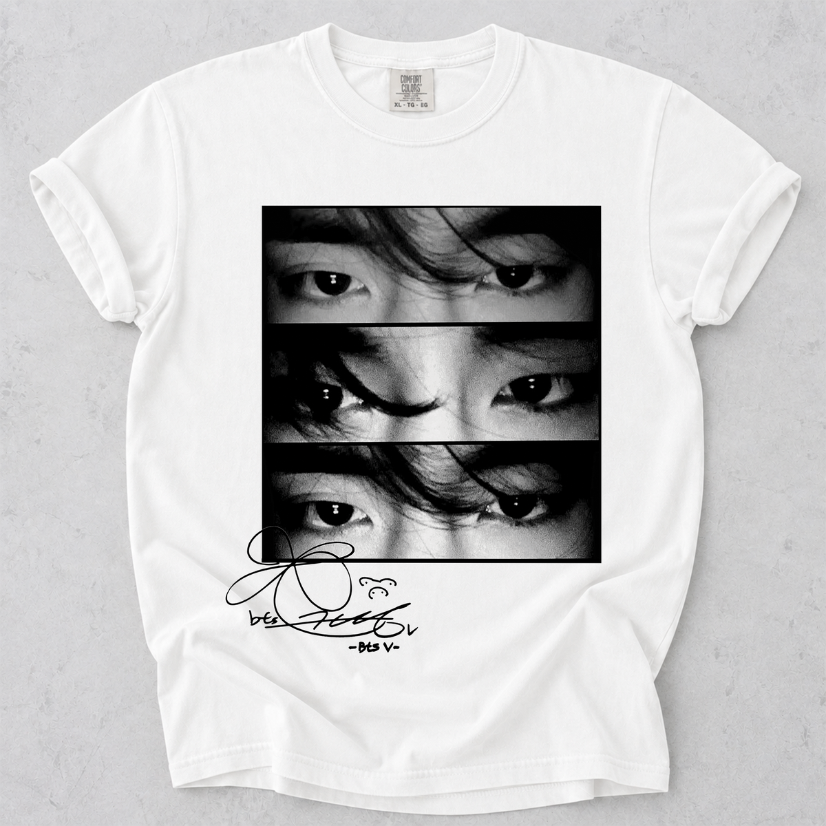 Comfort Colors Taehuyng Eyes Shirt K Pop Fan