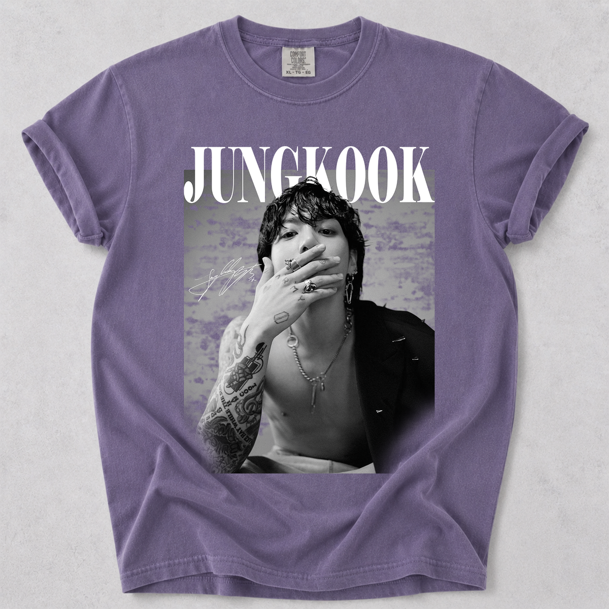 Jungkook BTS Graphic Tee Unisex Oversized Tops