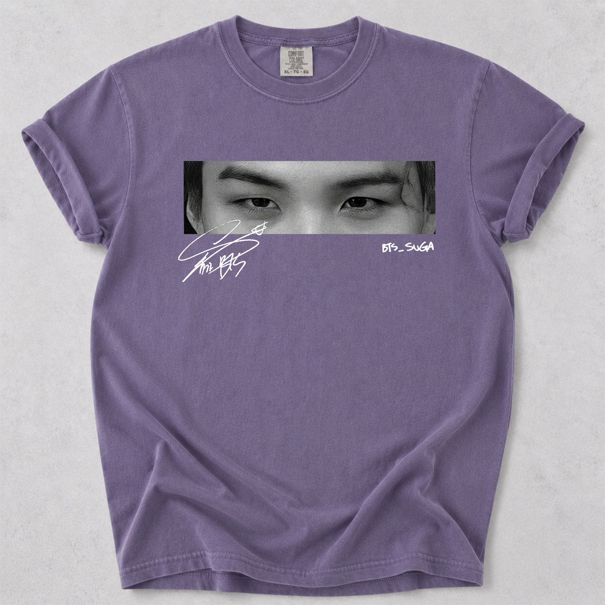Suga Eyes BTS World Tour Graphic T-Shirt