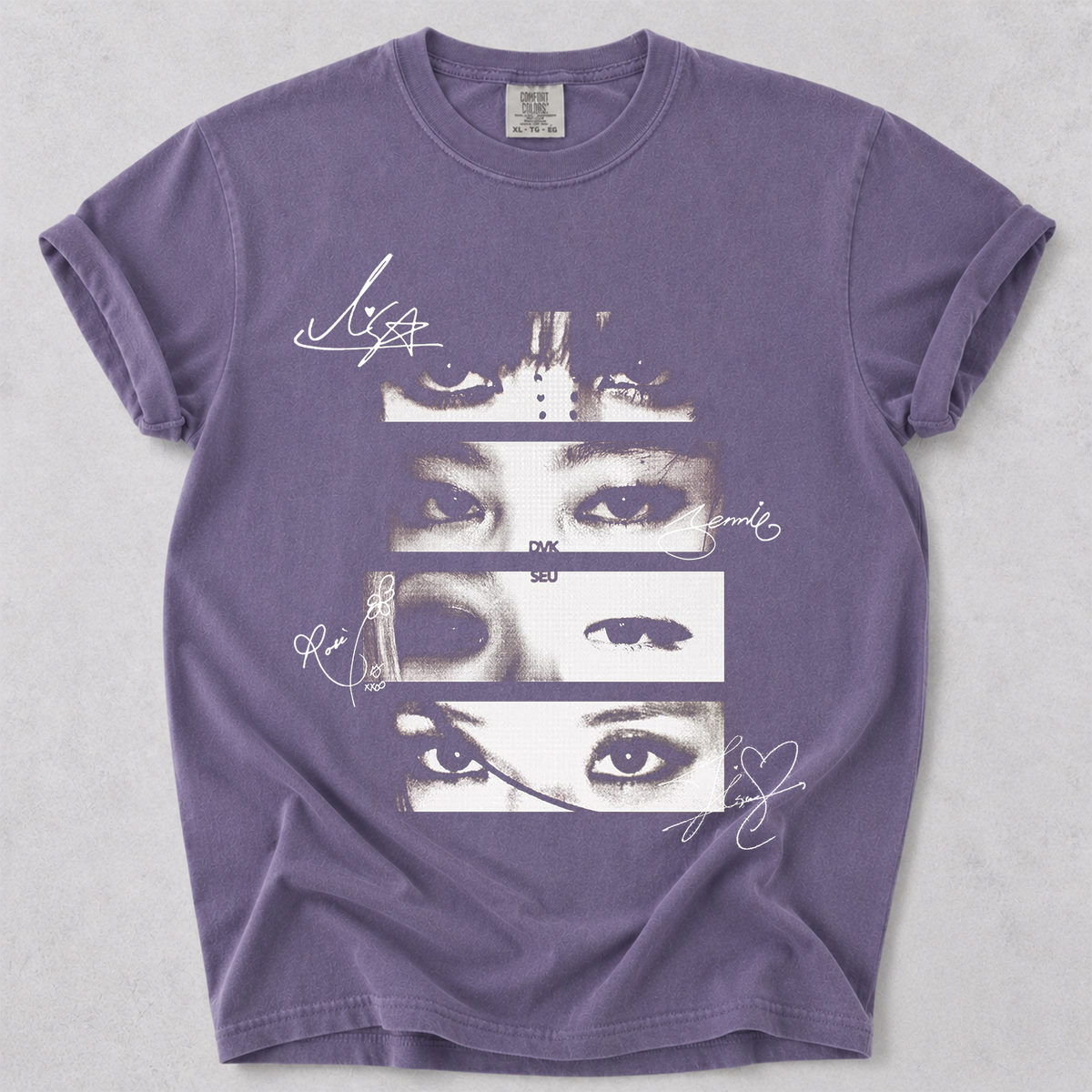 Kpop BLACKPINK Eyes Graphic Comfort Colors T-Shirt