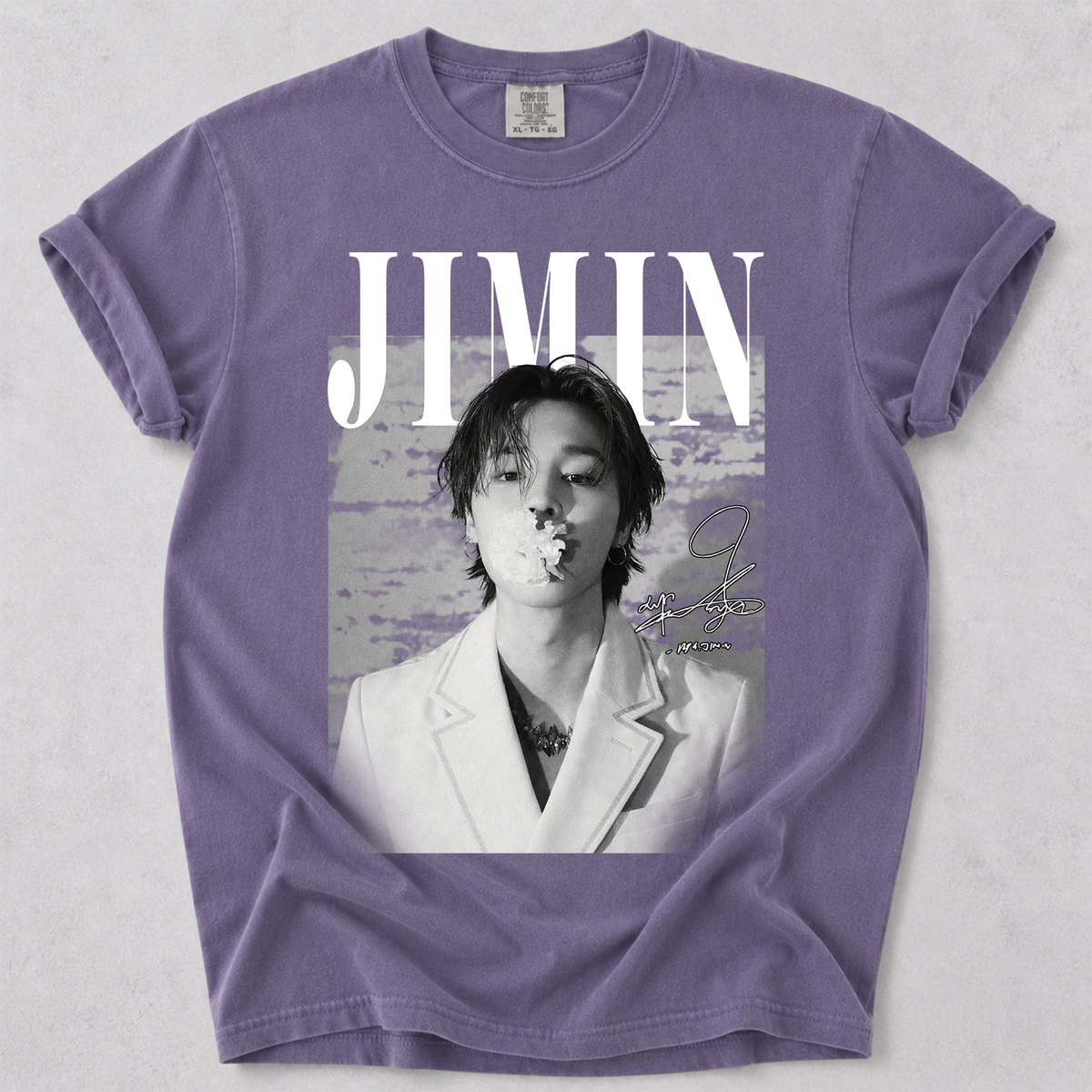 Comfort Colors Vintage Jimin Retro 90s K-Pop Shirt