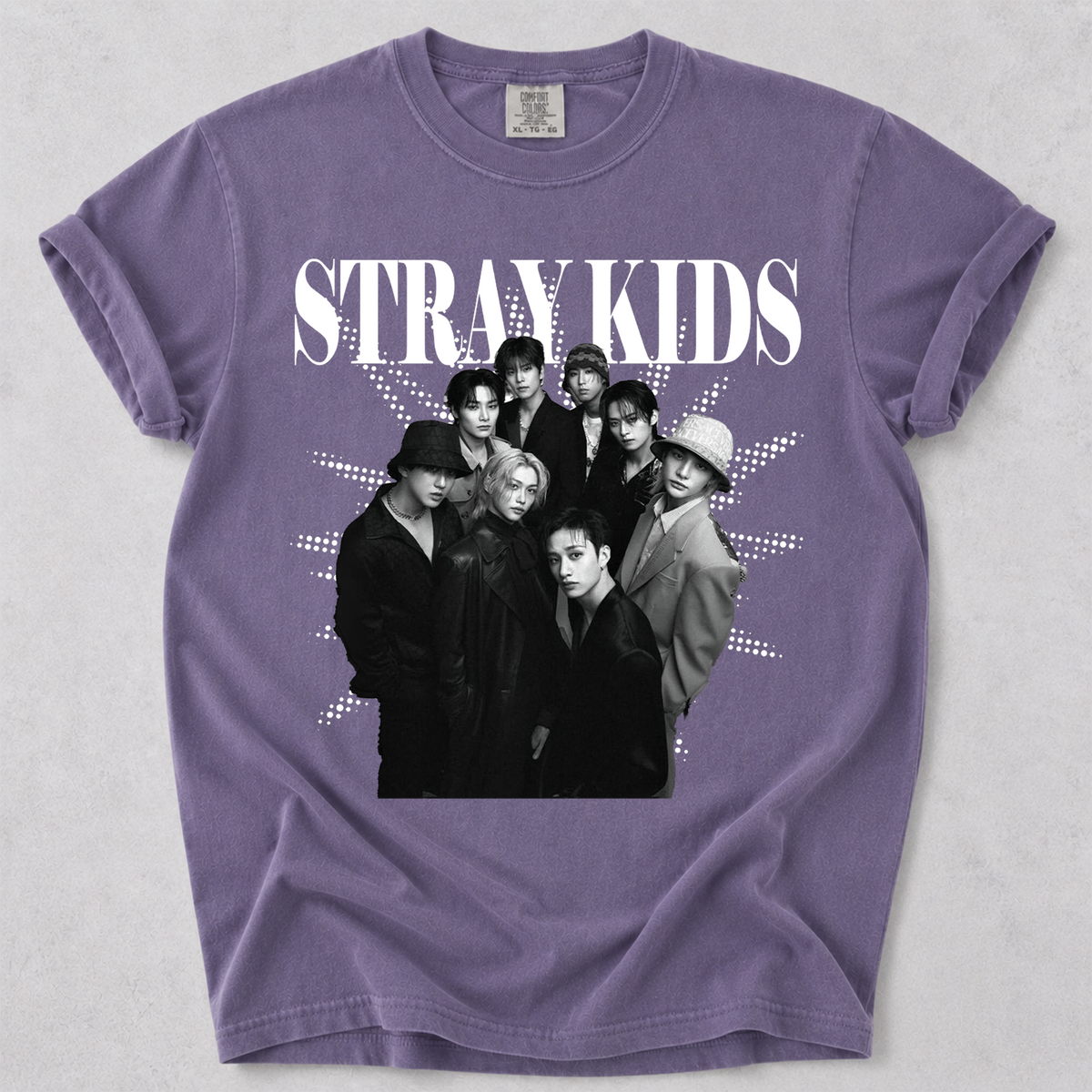 STRAY KIDS Kpop Fan Shirt Group Graphic Comfort Colors Tee