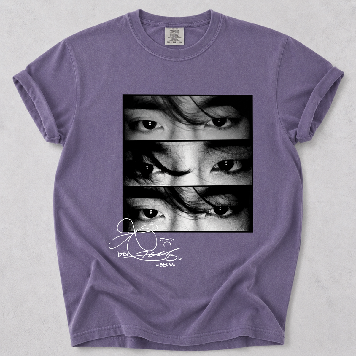 Comfort Colors Taehuyng Eyes Shirt K Pop Fan