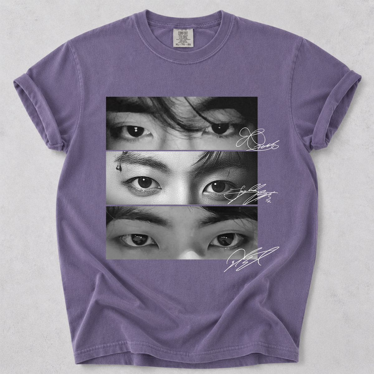 BTS Eyes Tee – Taehyung, Jungkook & Jin Shirt