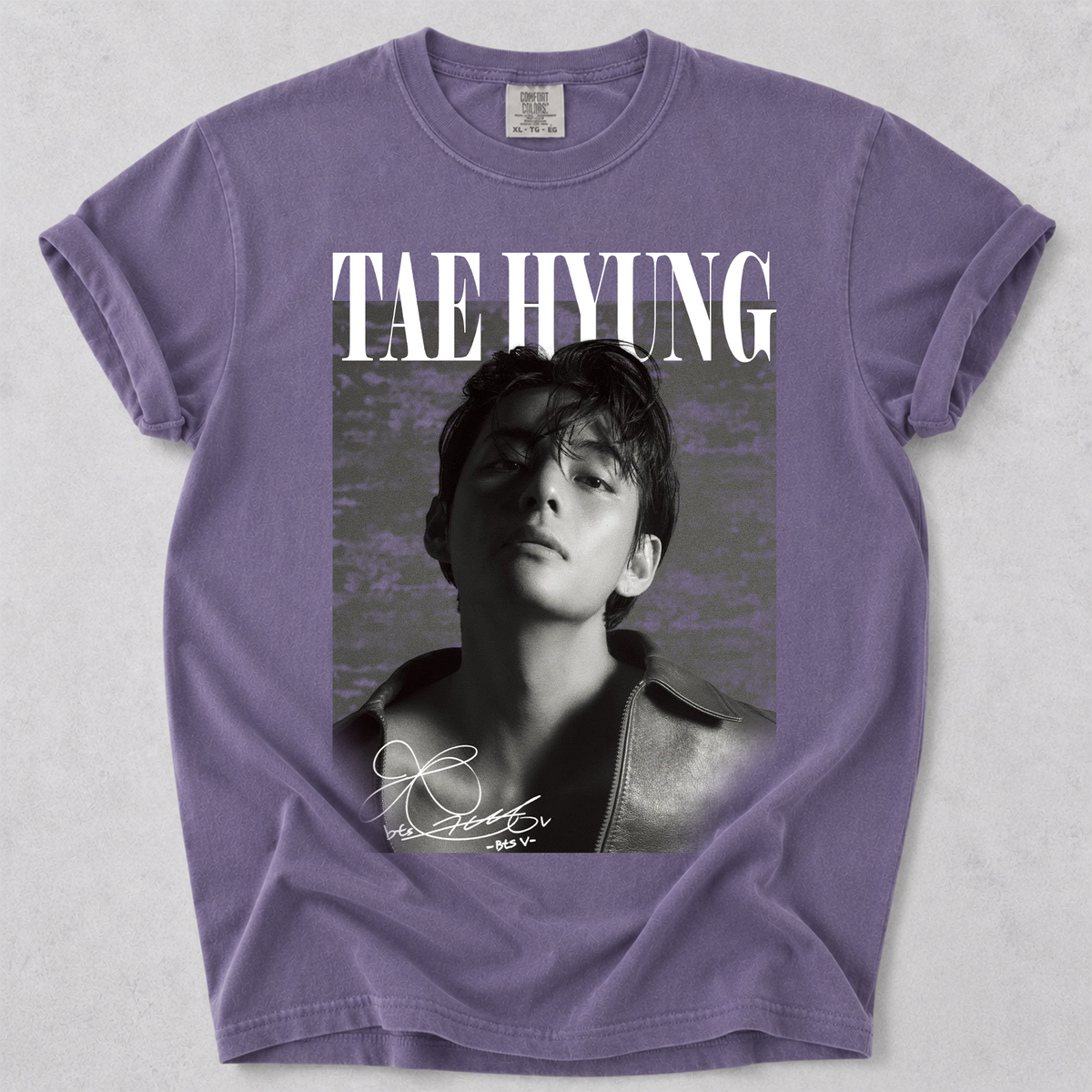 Comfort Colors V Taehyung BTS Vintage Graphic Tee