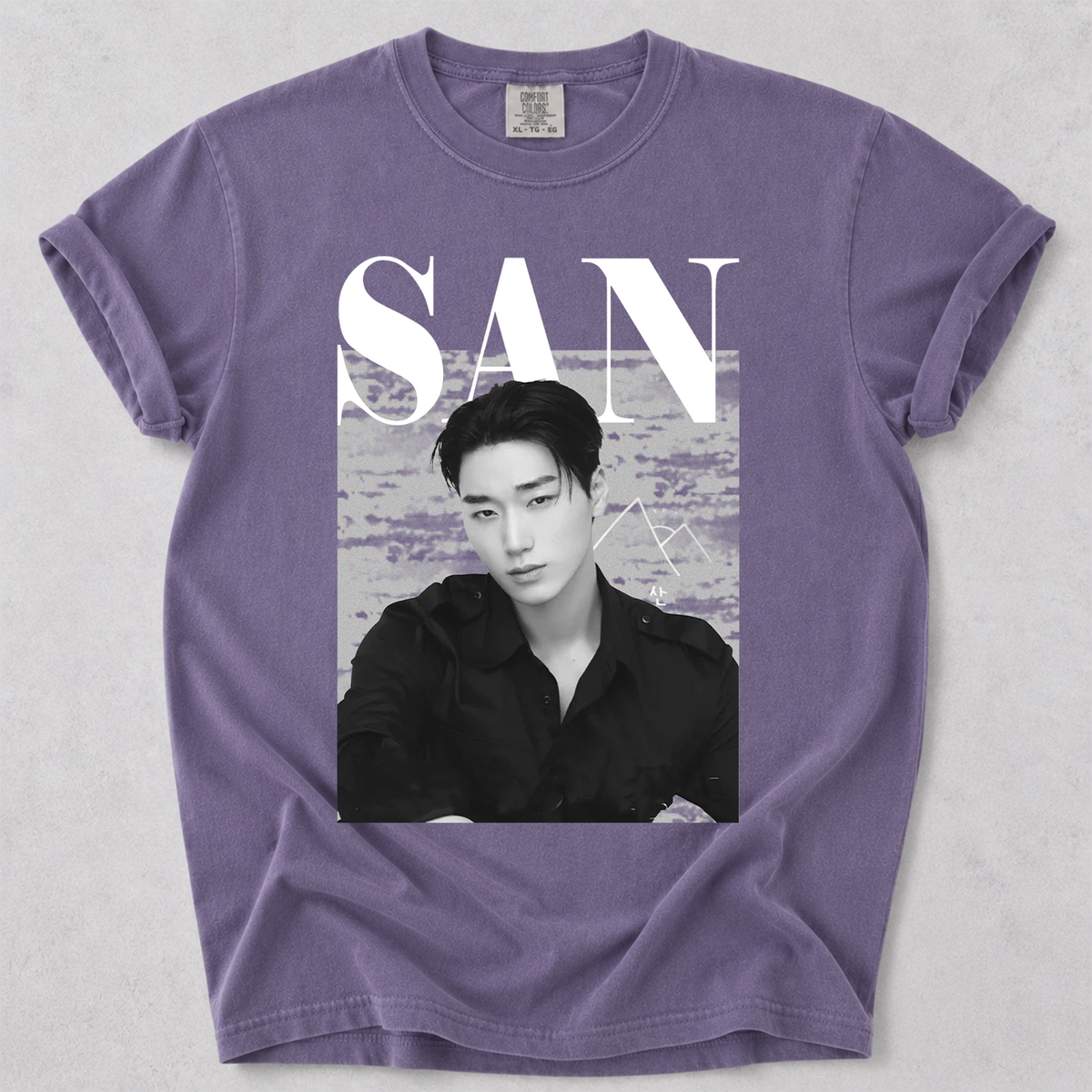 SAN Kpop Fan Shirt Vintage Portrait Comfort Colors Tee