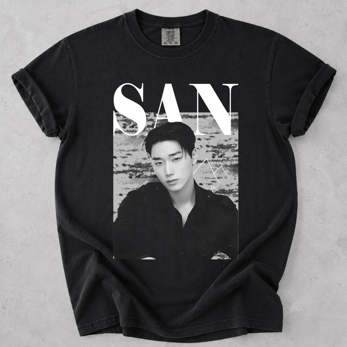 SAN Kpop Fan Shirt Vintage Portrait Comfort Colors Tee