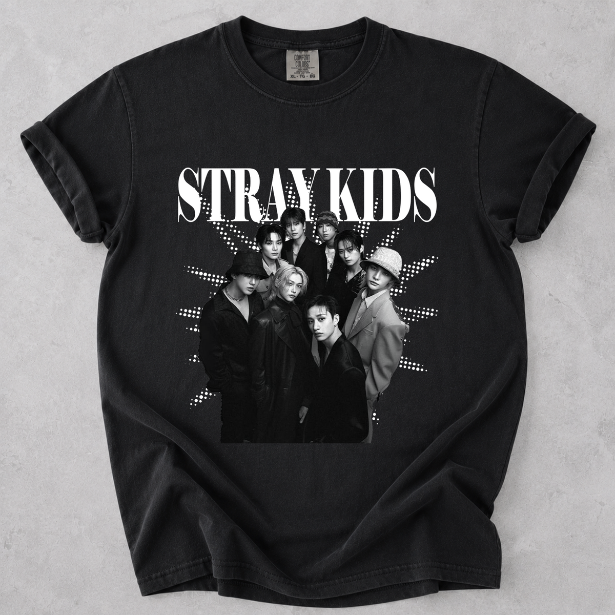 STRAY KIDS Kpop Fan Shirt Group Graphic Comfort Colors Tee