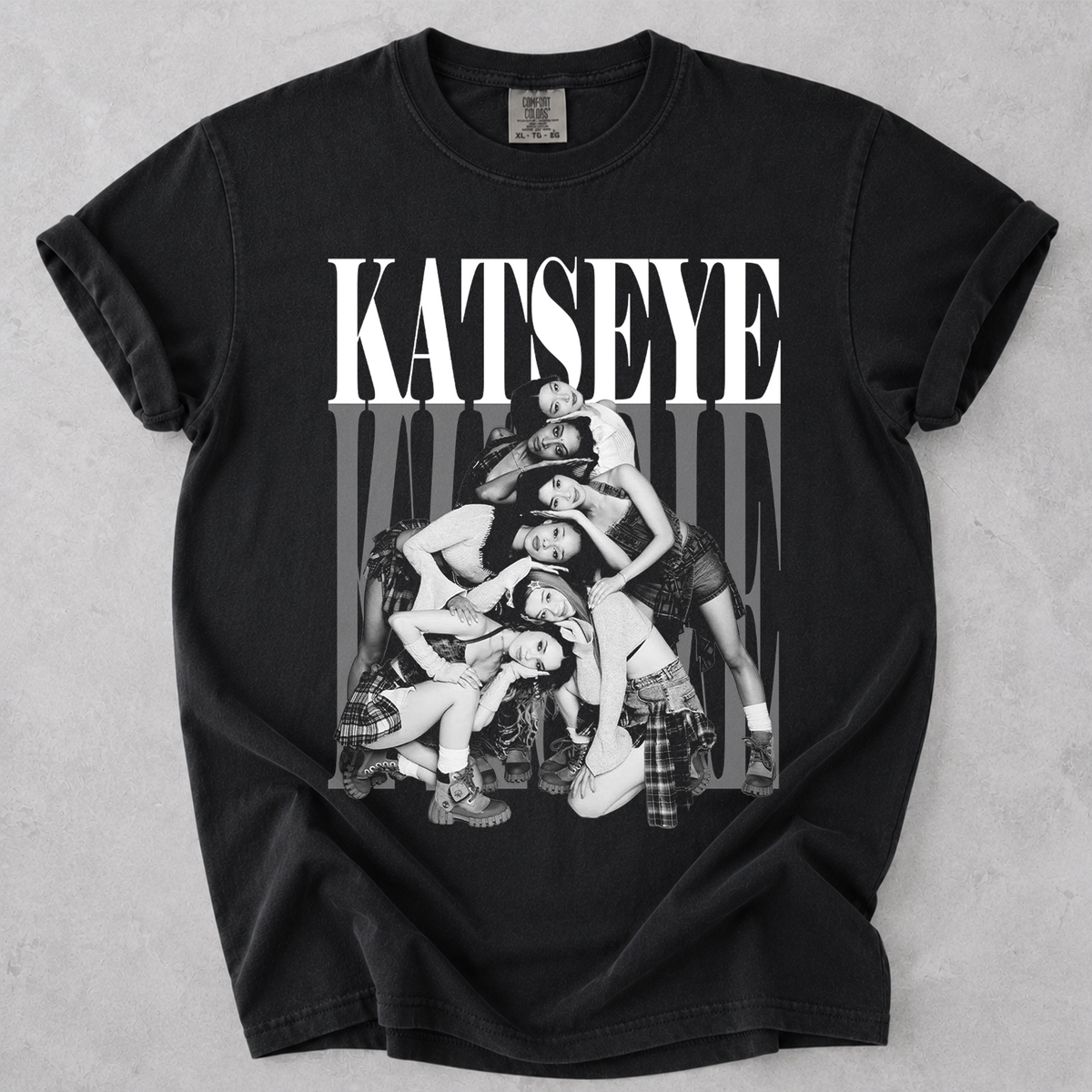 KATSEYE Vintage Photo Tee Kpop Comfort Colors Shirt