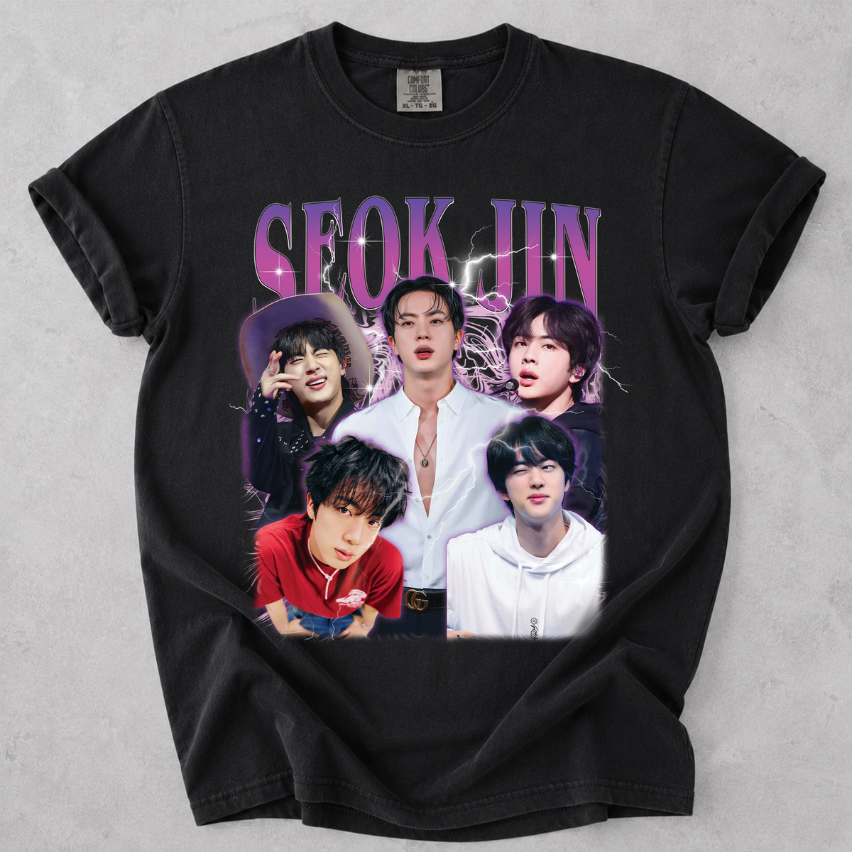 Vintage Bangtan Seok Jin Bootleg 90s T-Shirt