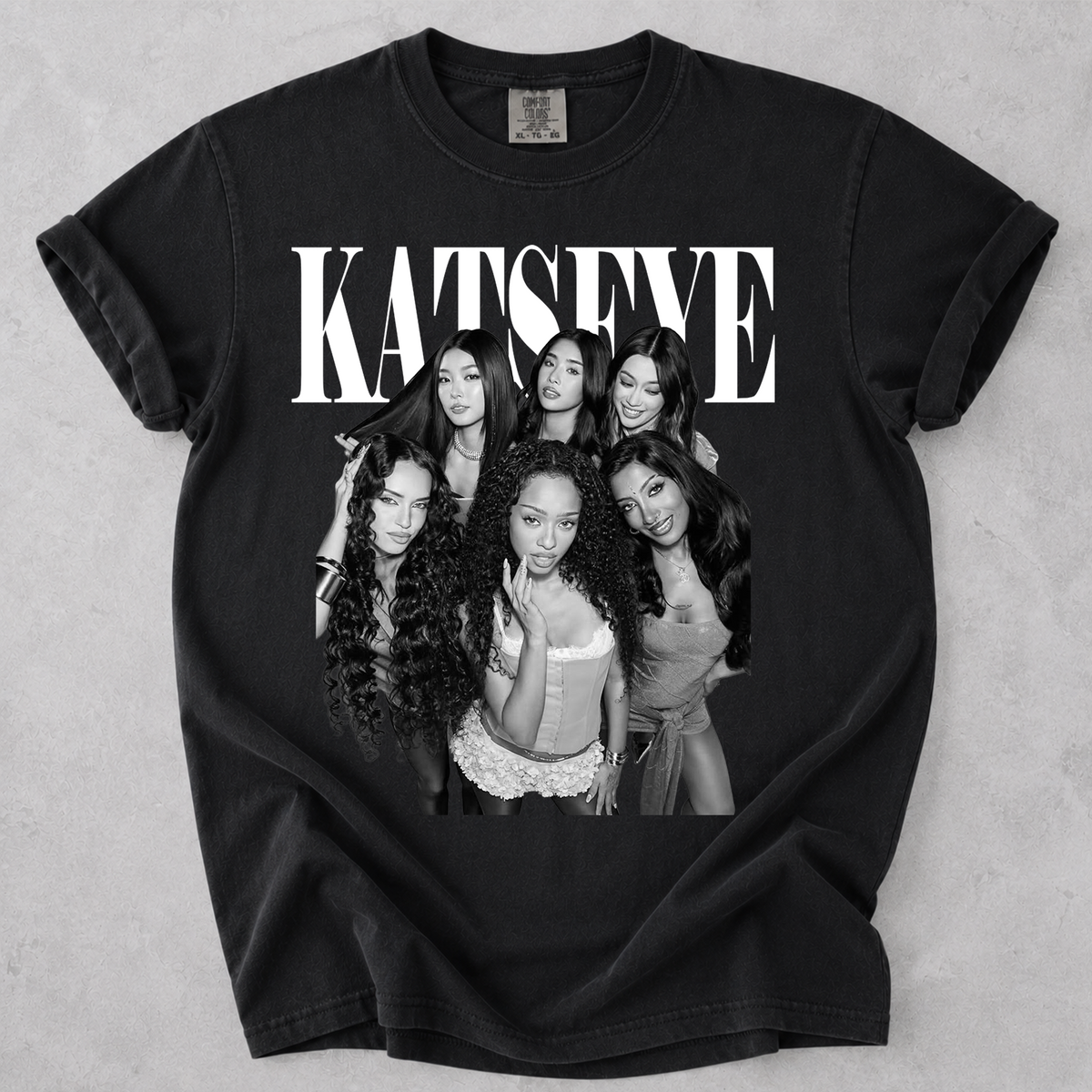 KATSEYE Group Graphic Tee Kpop Comfort Colors Shirt
