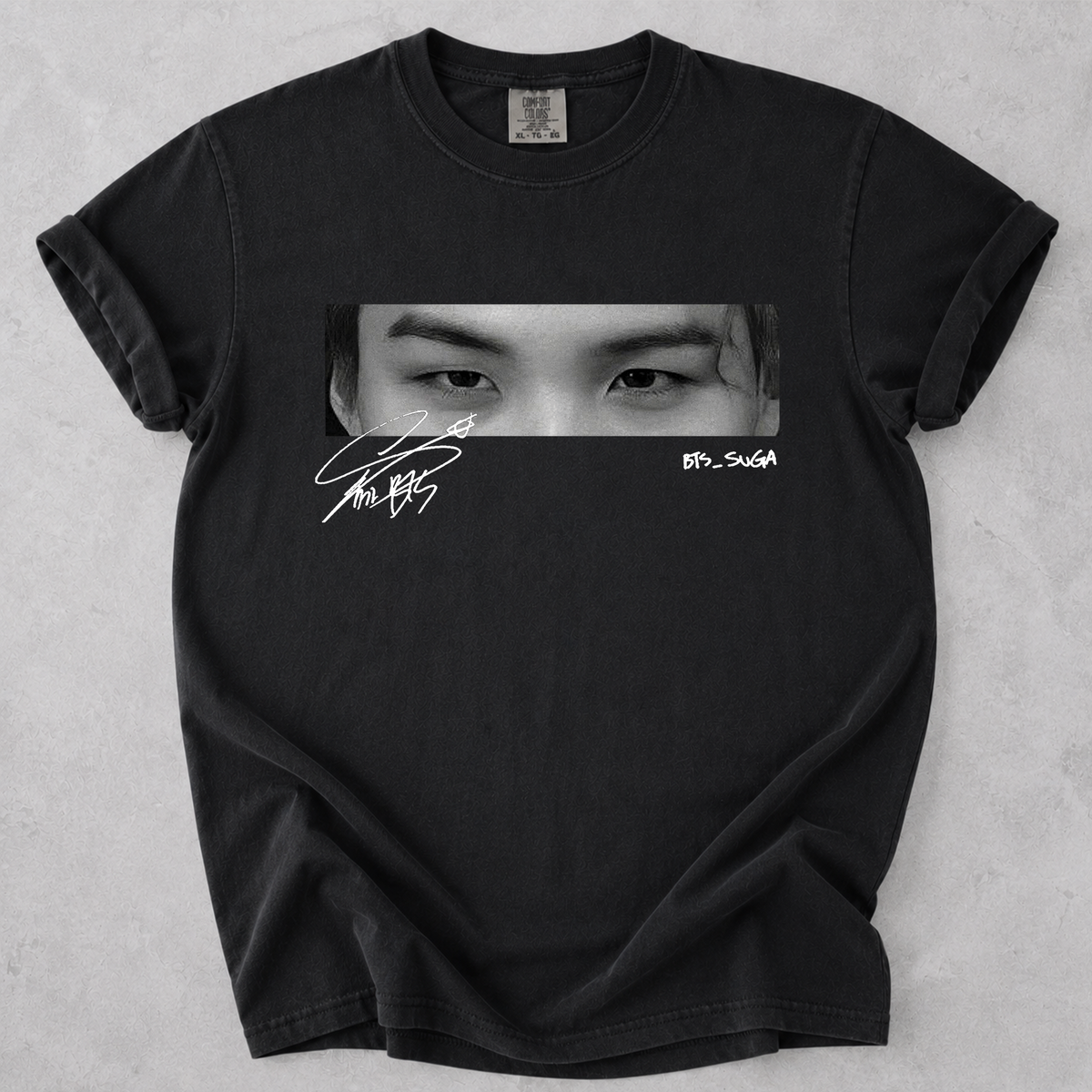 Suga Eyes BTS World Tour Graphic T-Shirt