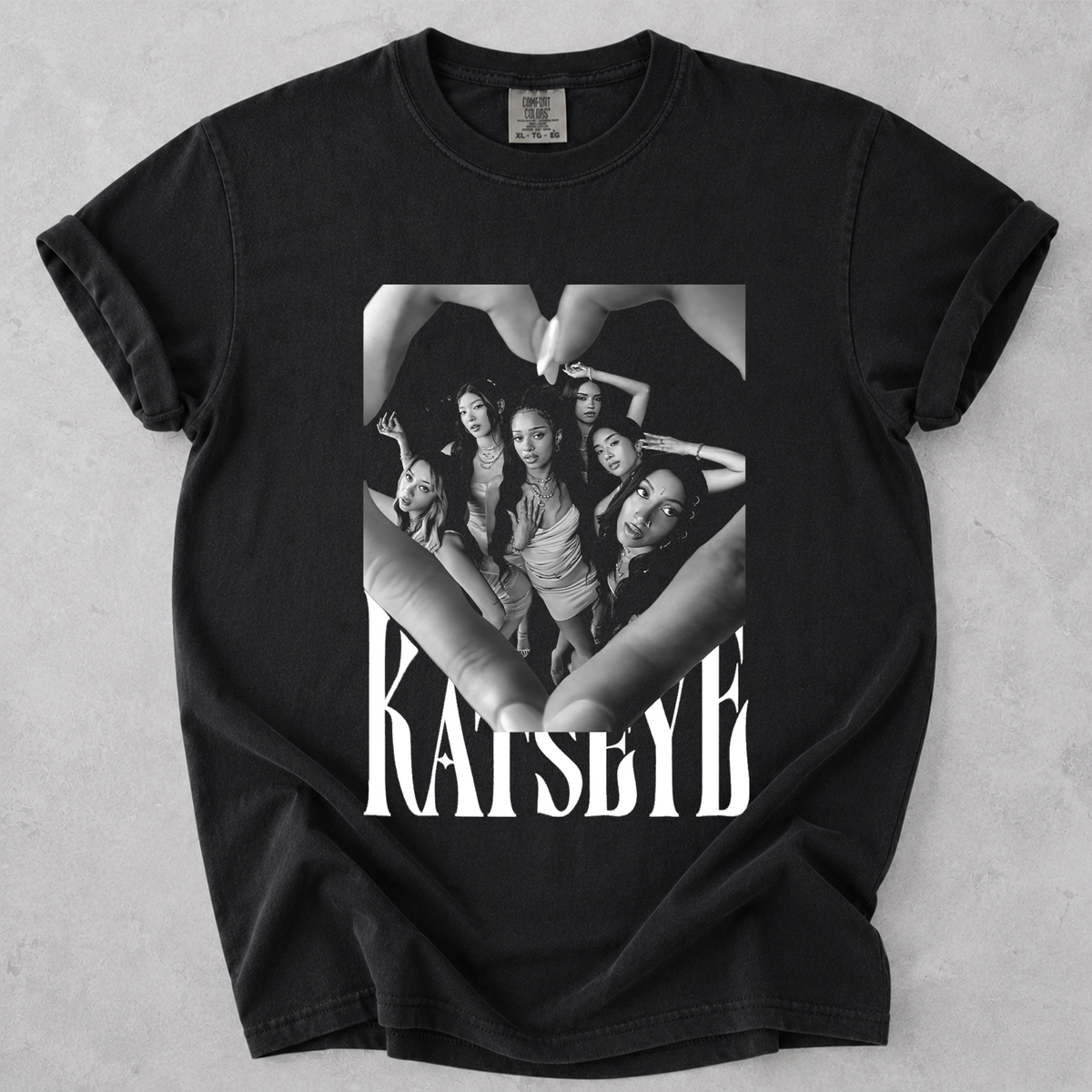 KATSEYE Fan Graphic Tee Group Portrait Comfort Colors Shirt