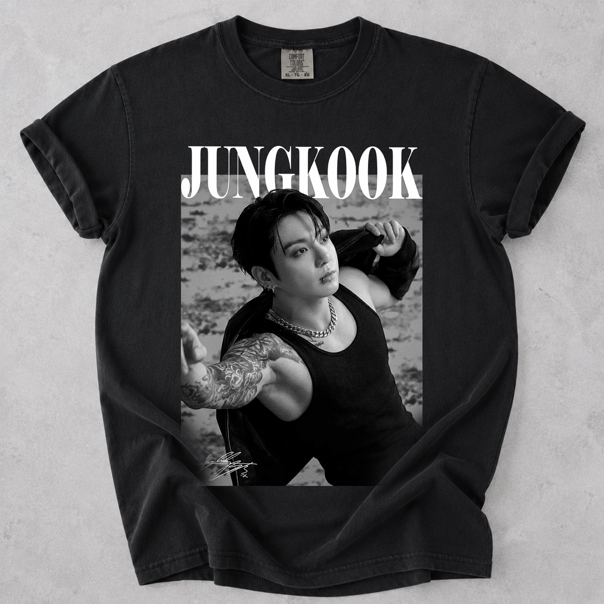 Vintage Jungkook Graphic Printed T-Shirt Gift For ARMY