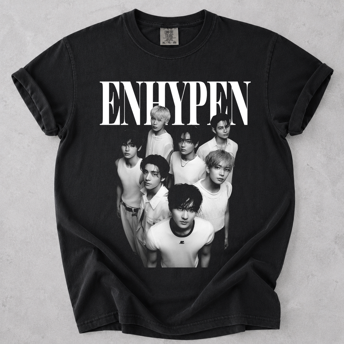ENHYPEN Vintage Graphic Tee Comfort Colors Kpop Fan Tee