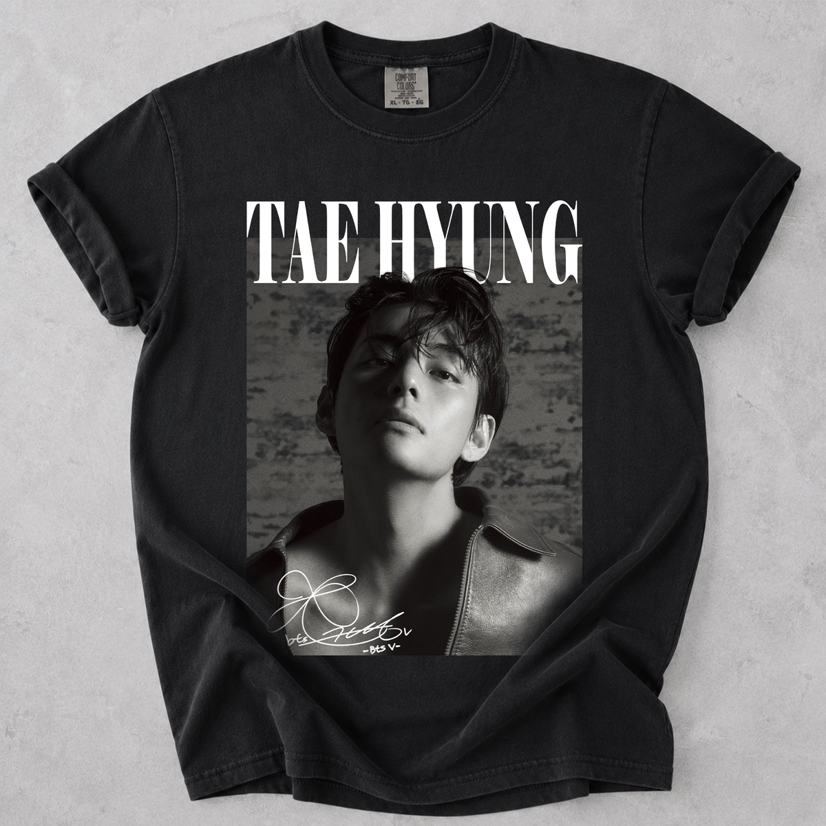 Comfort Colors V Taehyung BTS Vintage Graphic Tee