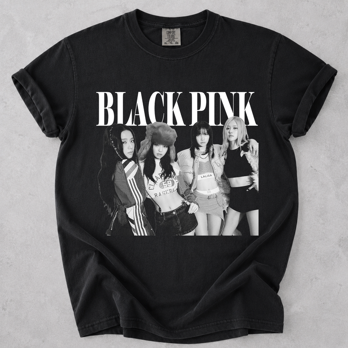 Comfort Colors BLACKPINK Vintage Photo Graphic T-Shirt Gift For ARMY