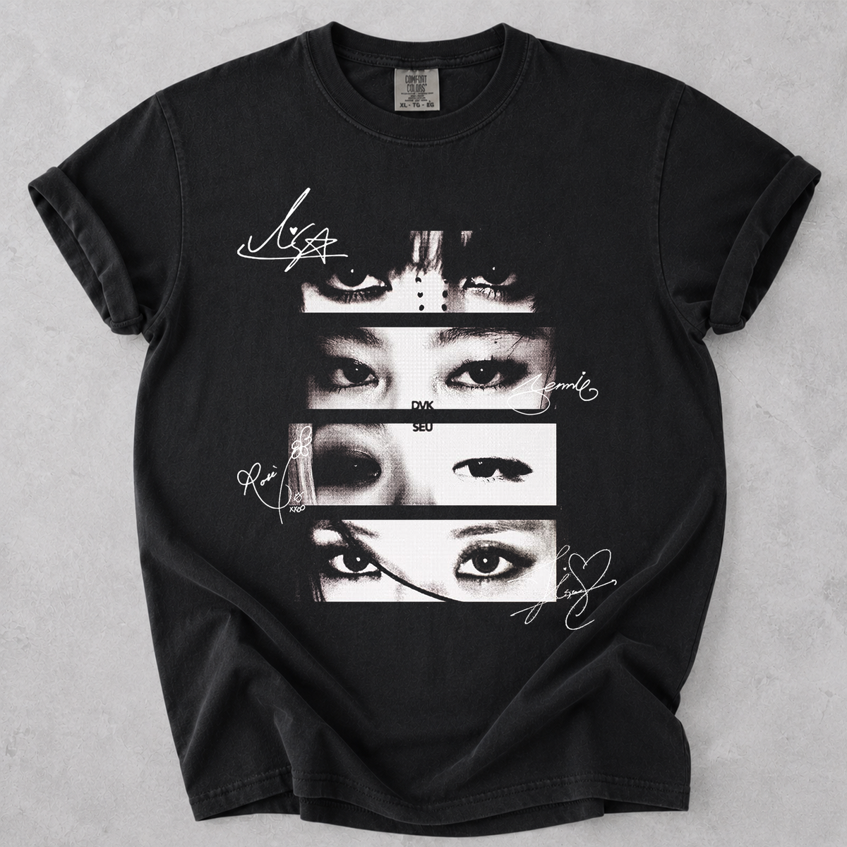 Kpop BLACKPINK Eyes Graphic Comfort Colors T-Shirt