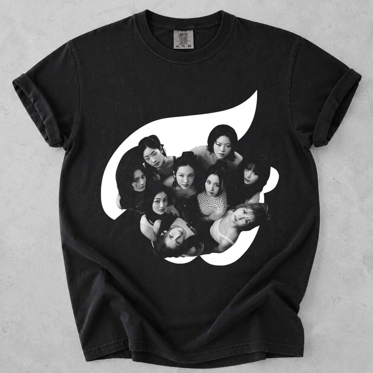 TWICE Kpop Fan Shirt Group Graphic Comfort Colors Tee