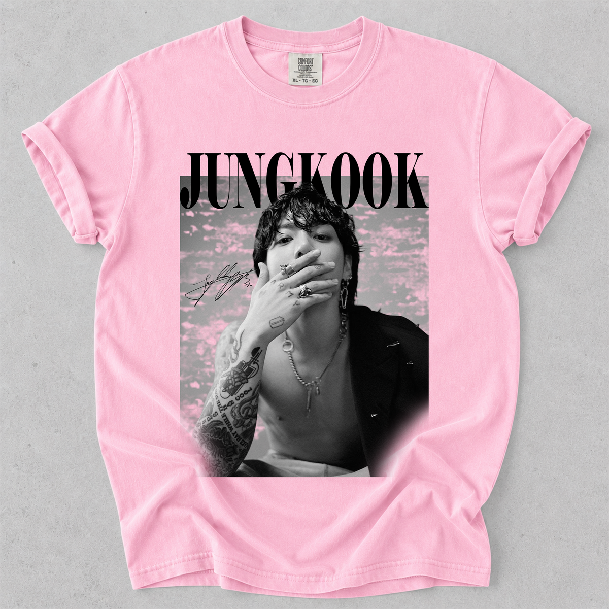 Jungkook BTS Graphic Tee Unisex Oversized Tops