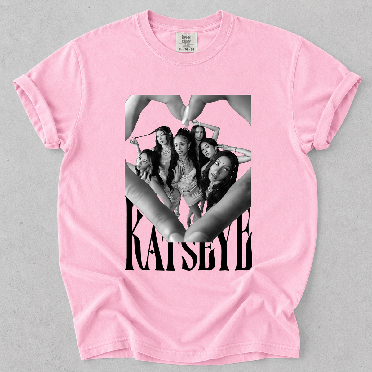 KATSEYE Fan Graphic Tee Group Portrait Comfort Colors Shirt
