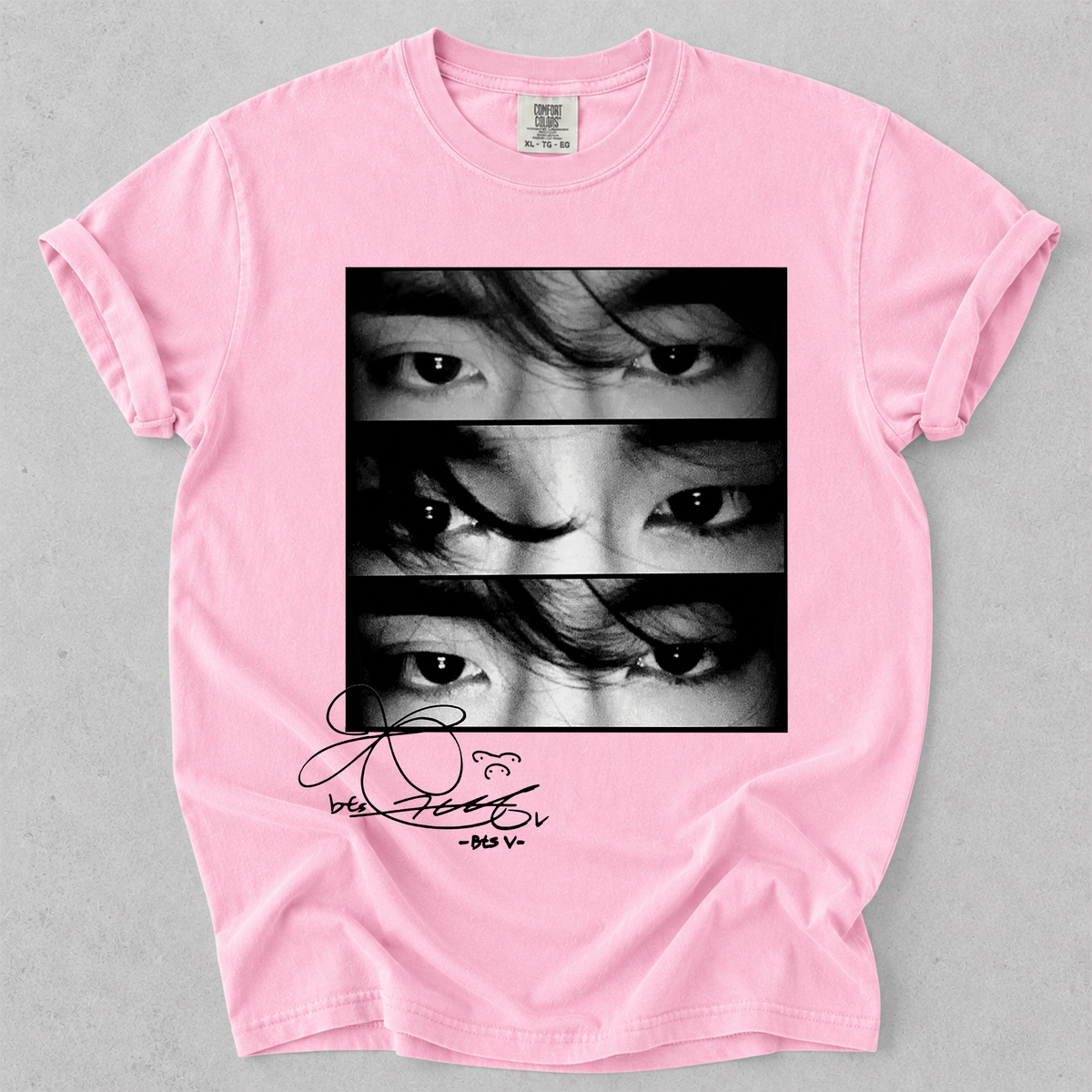Comfort Colors Taehuyng Eyes Shirt K Pop Fan