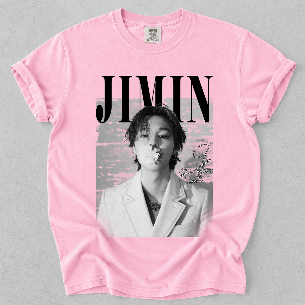 Comfort Colors Vintage Jimin Retro 90s K-Pop Shirt