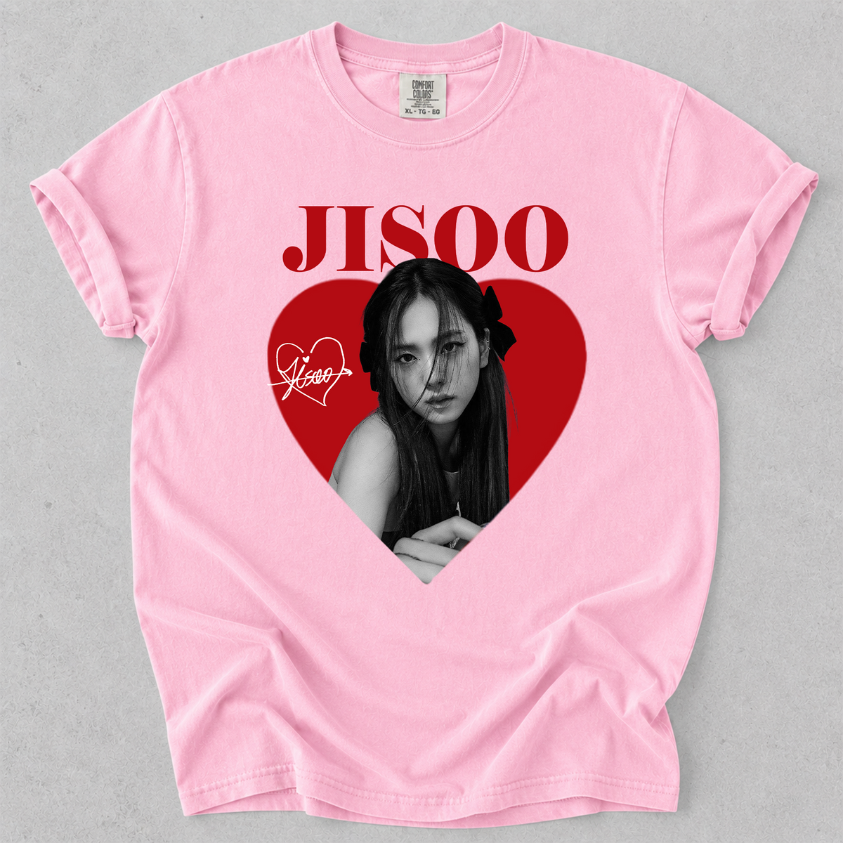 Blackpink Jisoo Graphic Tee Vintage Kpop Comfort Colors Shirt