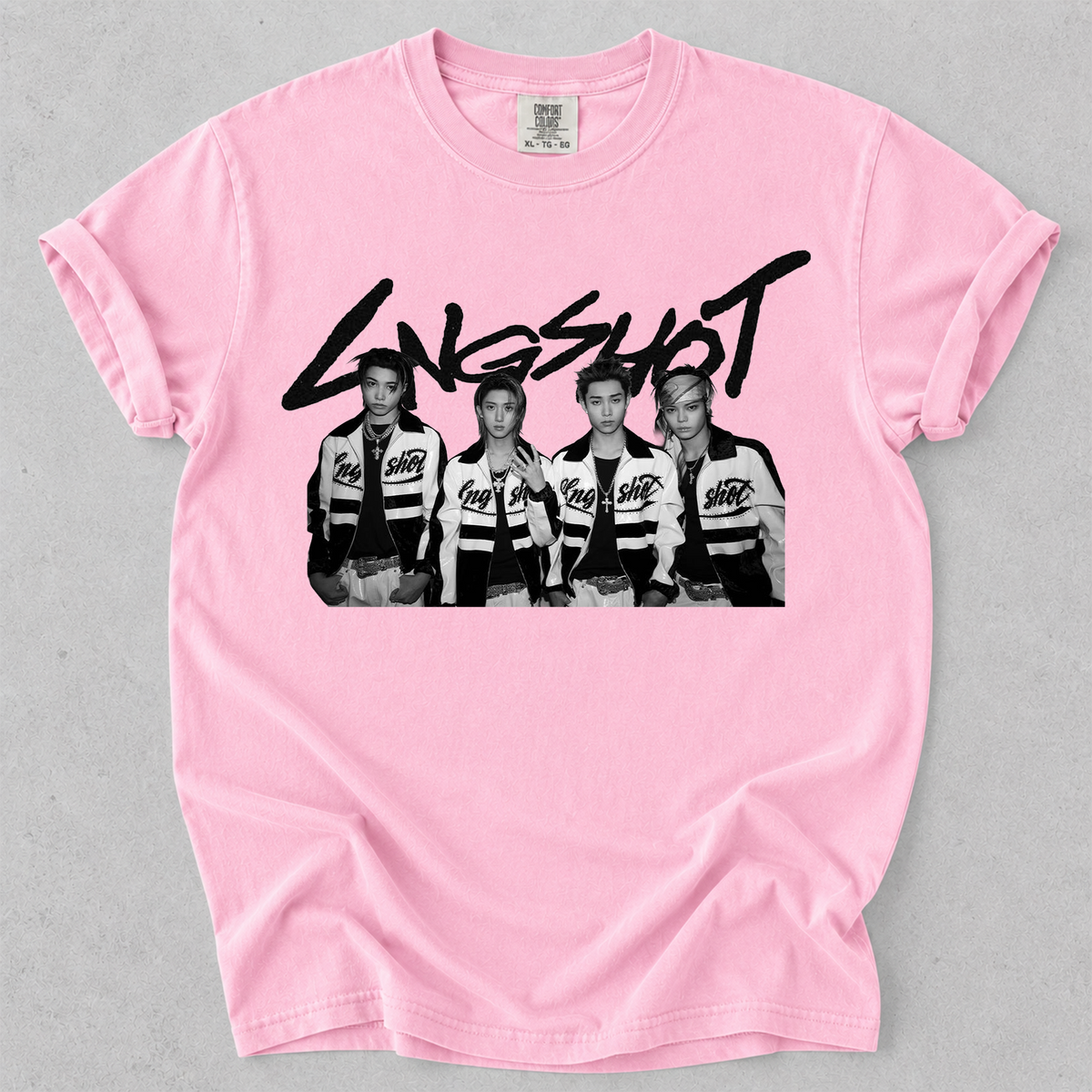 LNGSHOT Kpop Fan Shirt Vintage Group Photo Comfort Colors Tee