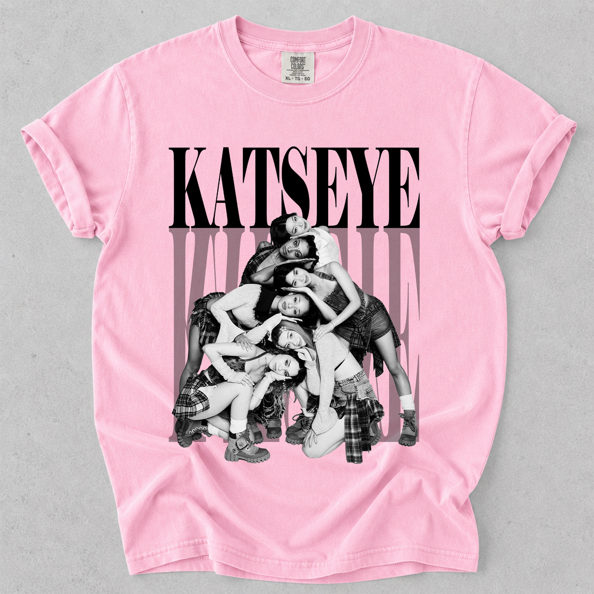 KATSEYE Vintage Photo Tee Kpop Comfort Colors Shirt